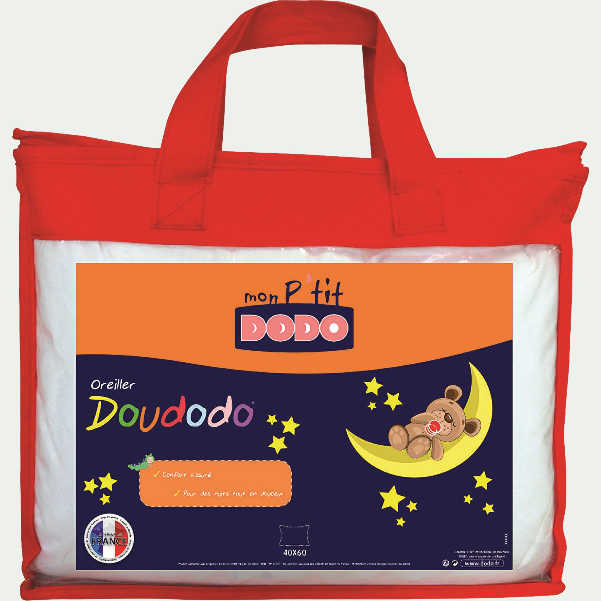 DOUDODO - Oreiller léger bébé 40x60cm