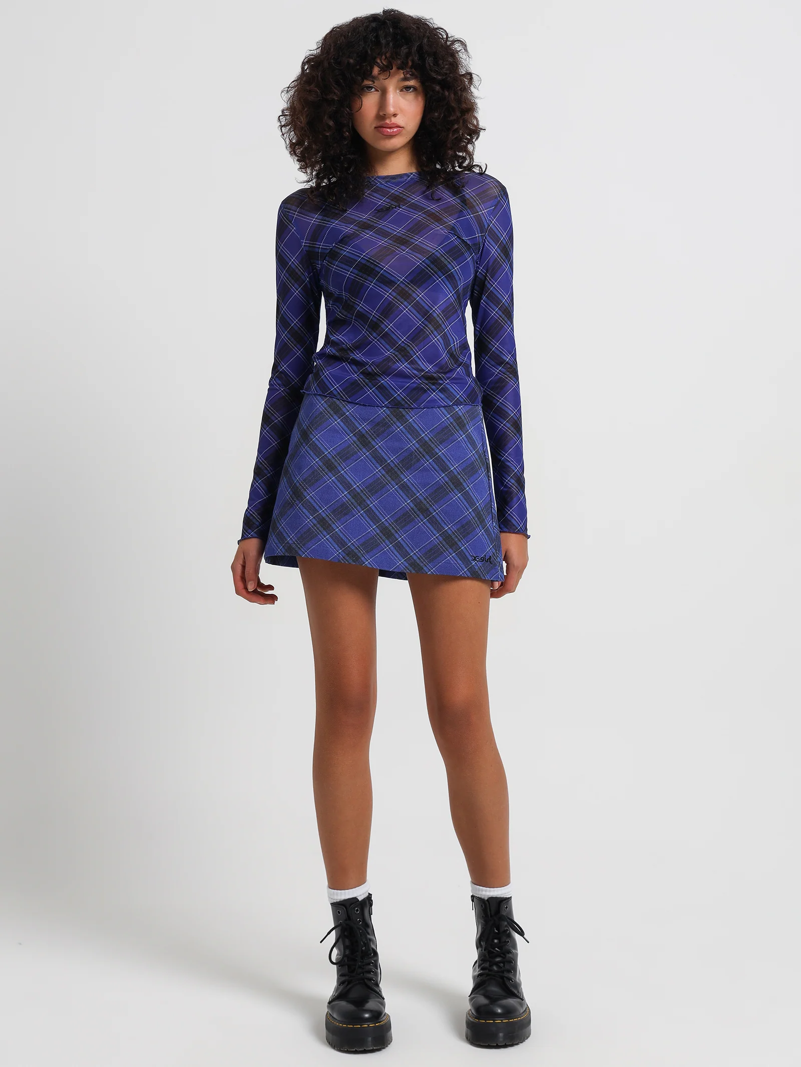 Tartan Plaid Mini Skirt