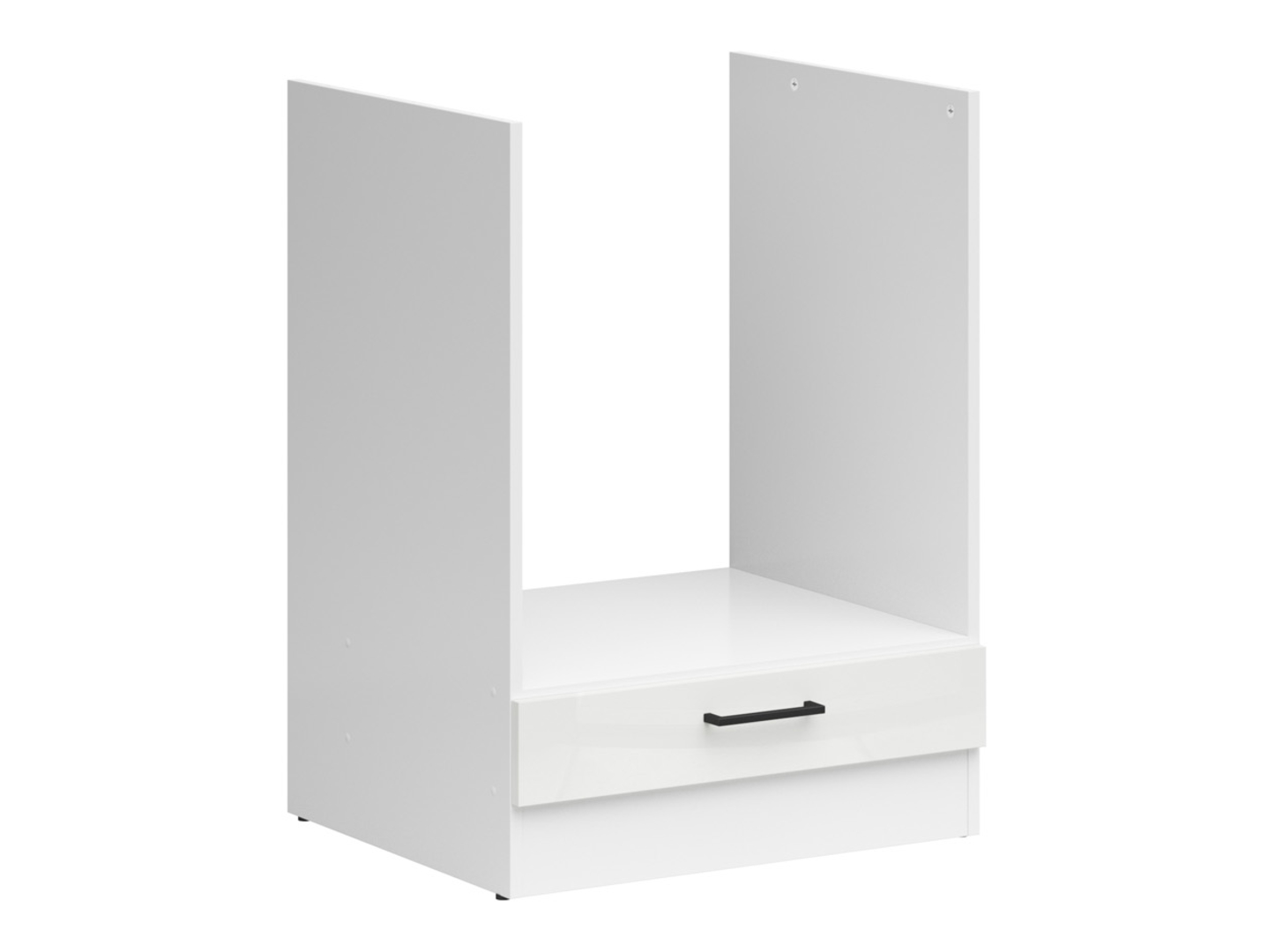 Szafka kuchenna pod zabudowę piekarnikaJunona Line 60 cm kredowy połysk