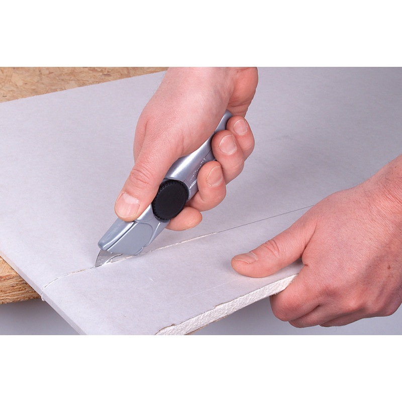 Cutter avec lame crochue pour plaque de plâtre WOLFCRAFT