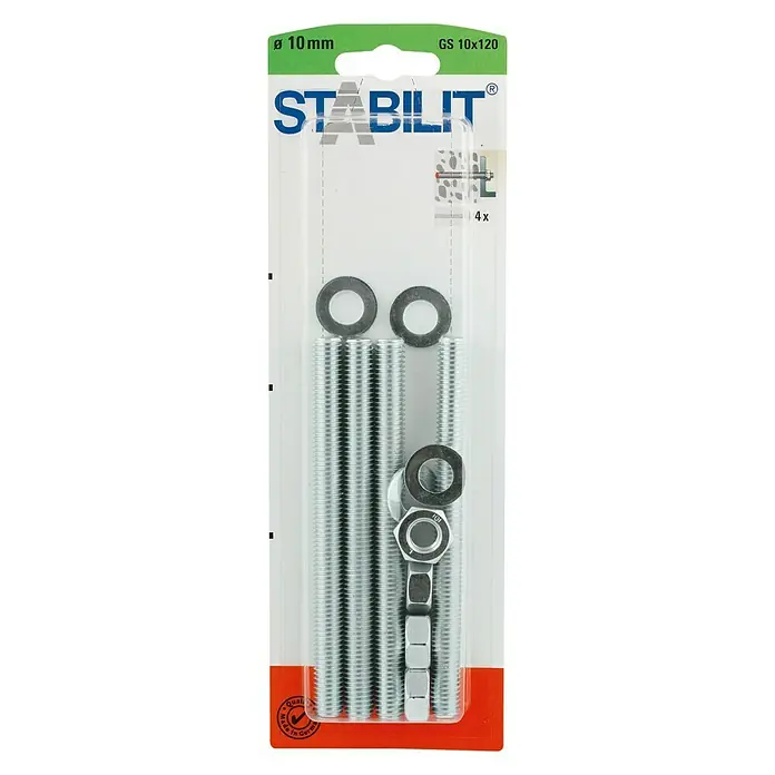 GJENGESTANG STABILIT 10X120MM 4PK