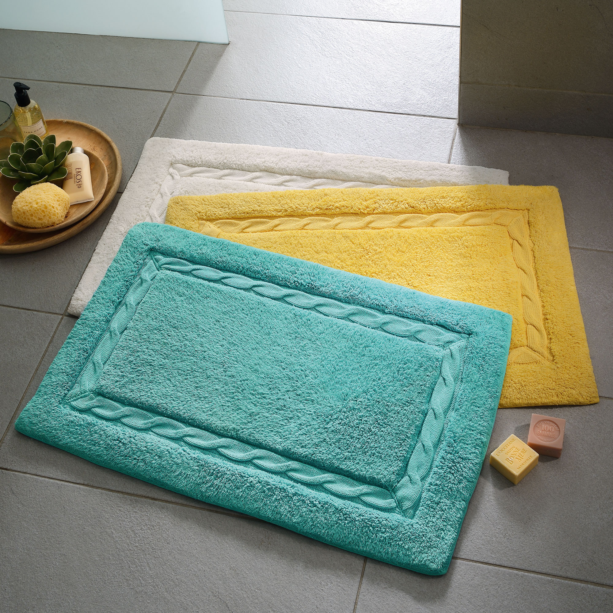 Tapis de bainTorsade
