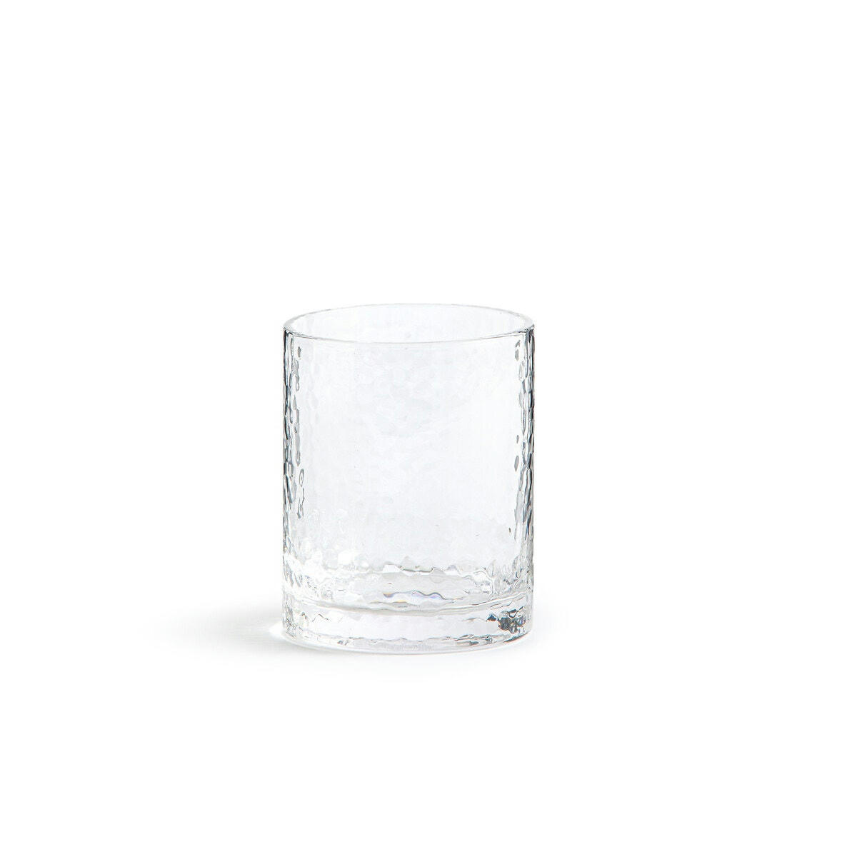Lot de 6 gobelets en verre effet martelé, Marteo