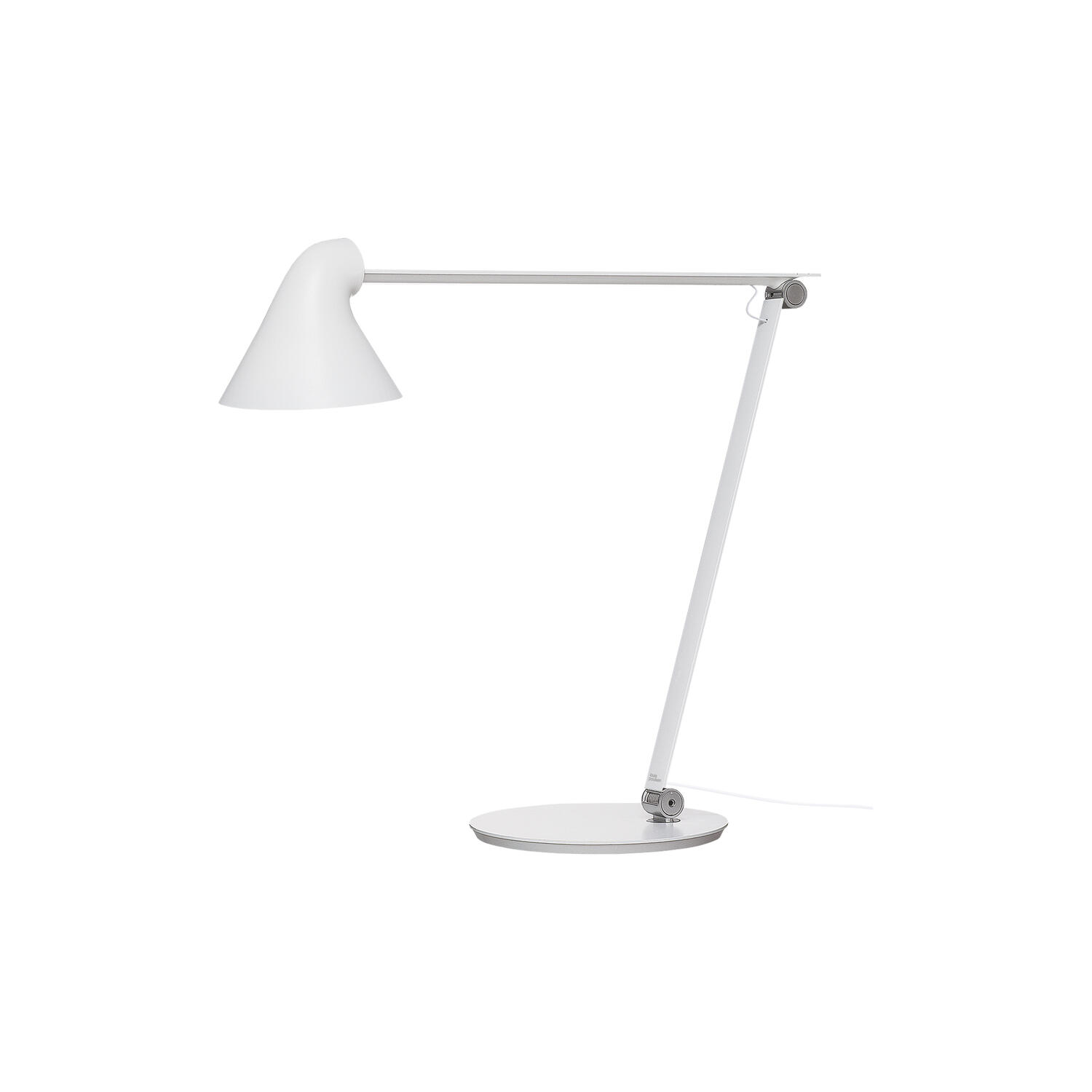 NJP bordlampe, hvid