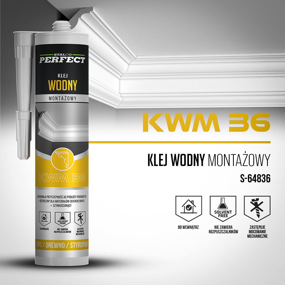 Klej akrylowy montażowy STALCO PERFECT S-64836