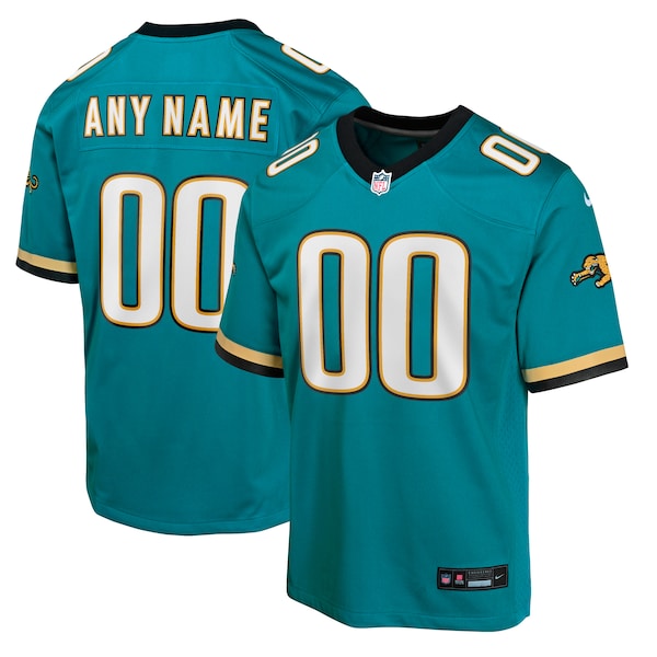 Jacksonville Jaguars Nike Youth Prowler Throwback Custom Game Jersey - Teal