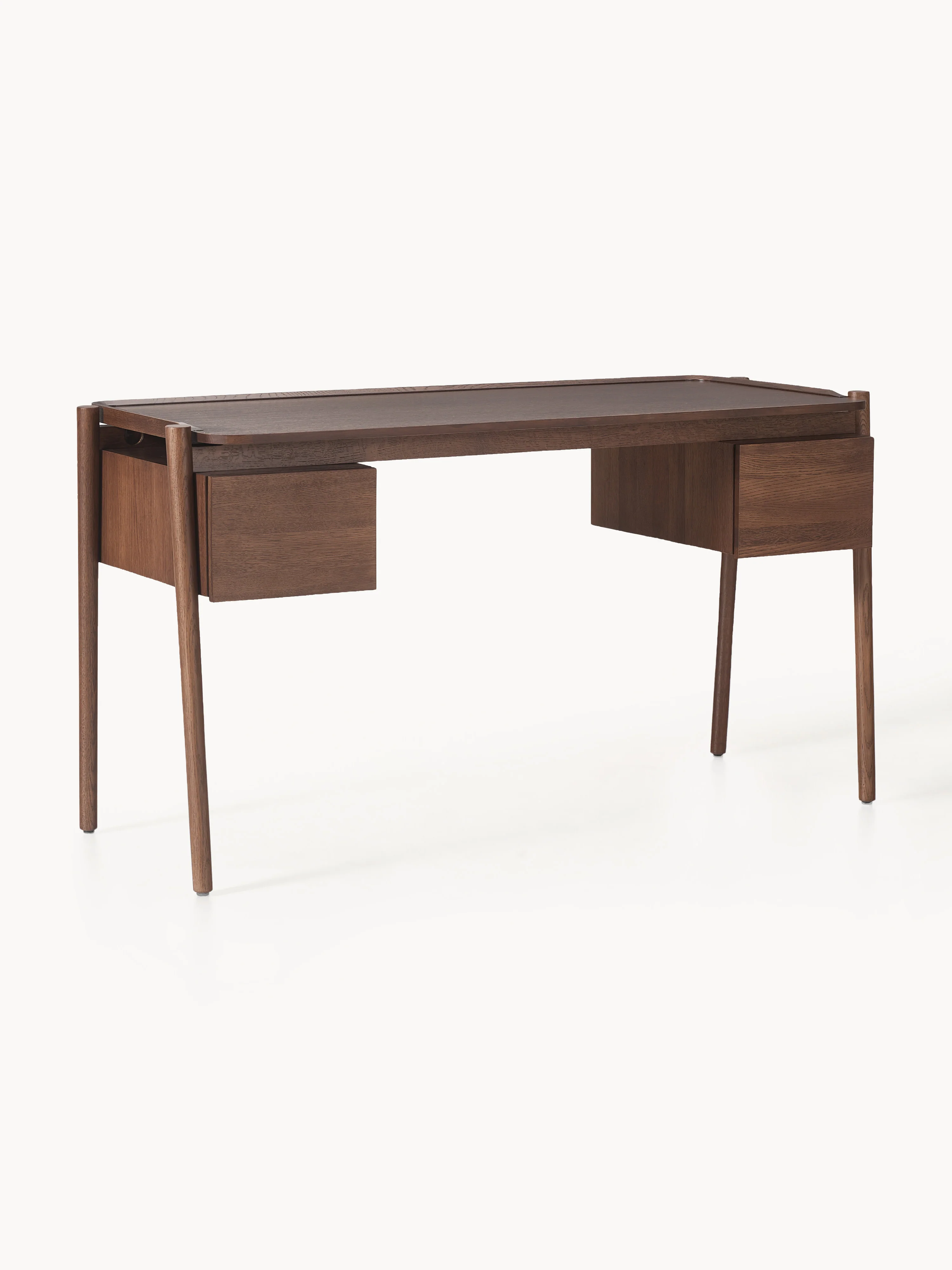 Holz-Schreibtisch Libby mit Schubladen