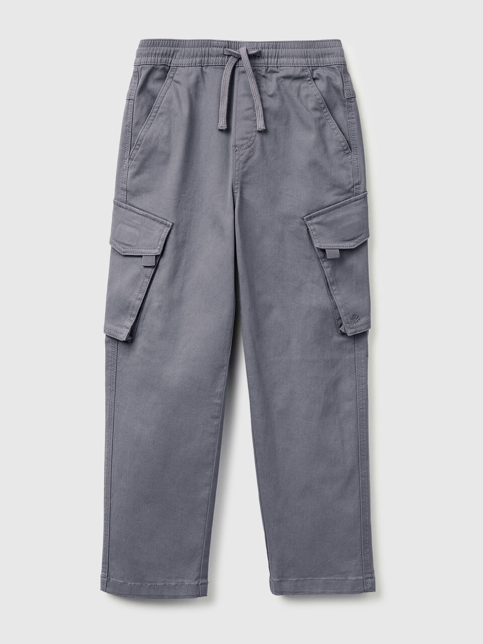 Stretch cotton cargo pants