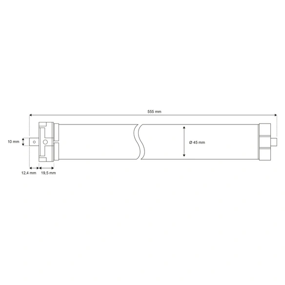 Rohrmotor »MAXI PREMIUM 10Nm«, 113 W