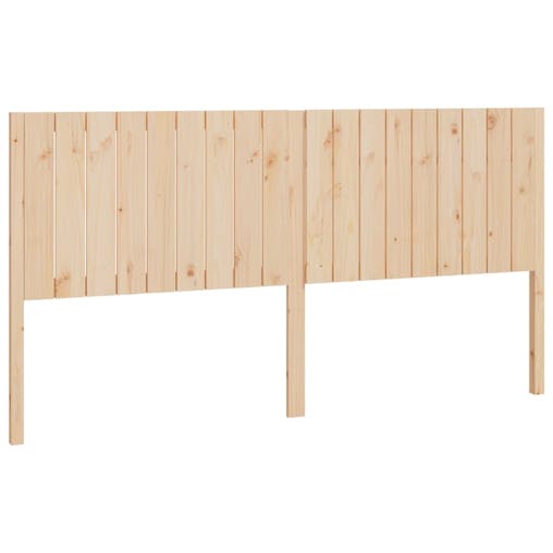 NNEVL Bed Headboard 185.5x4x100 cm Solid Wood Pine