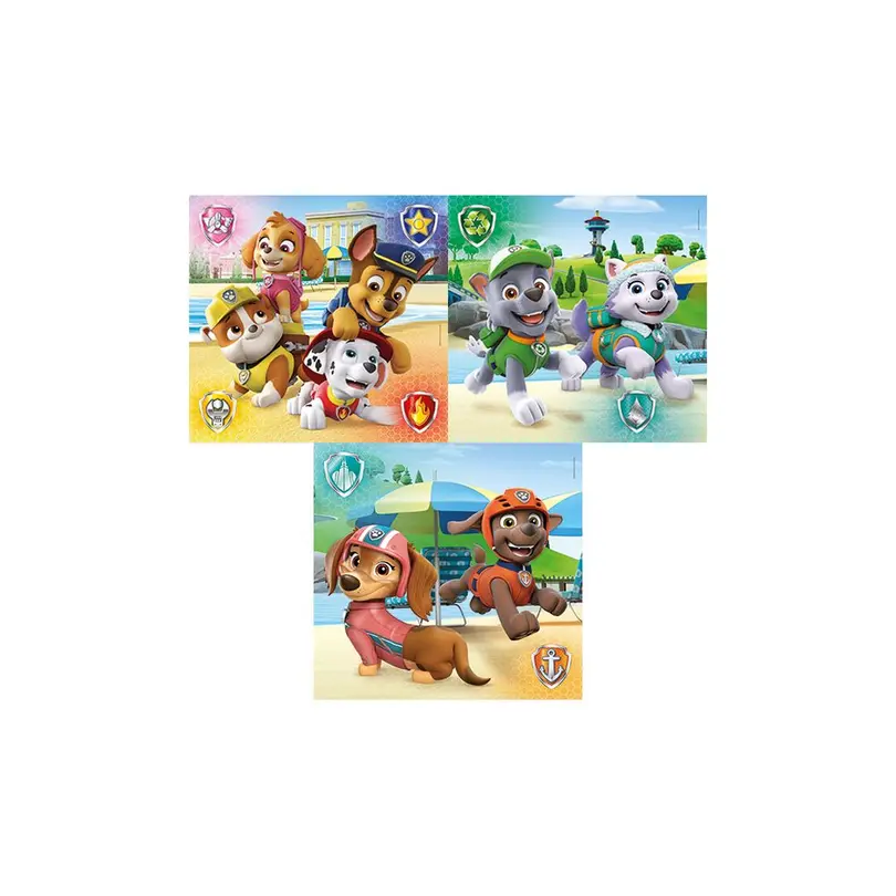 Puzzle 3er-Set Paw Patrol