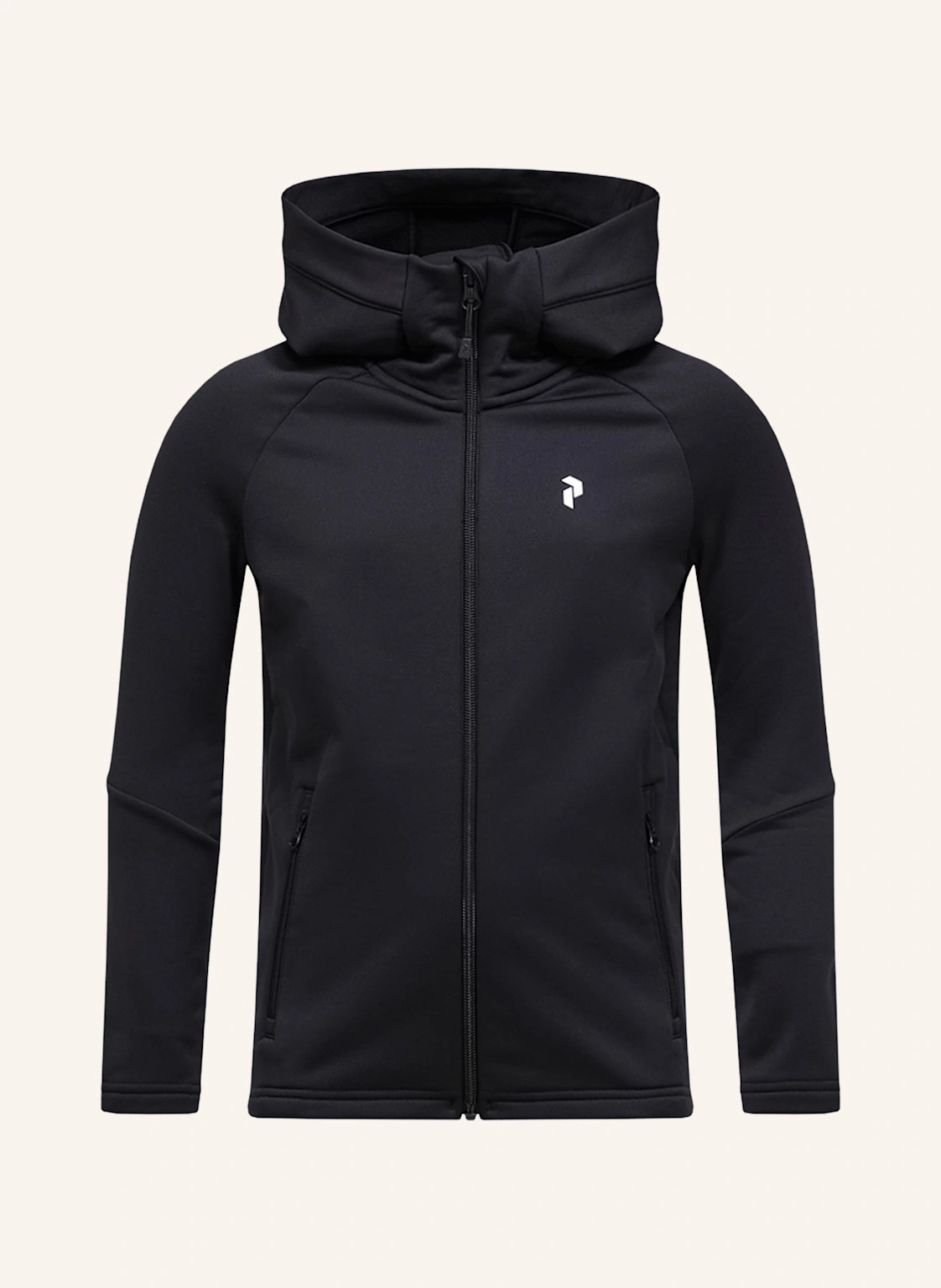 Peak Performance Jr Rider Essentials Midlayer Zip Hood Fleecejacke