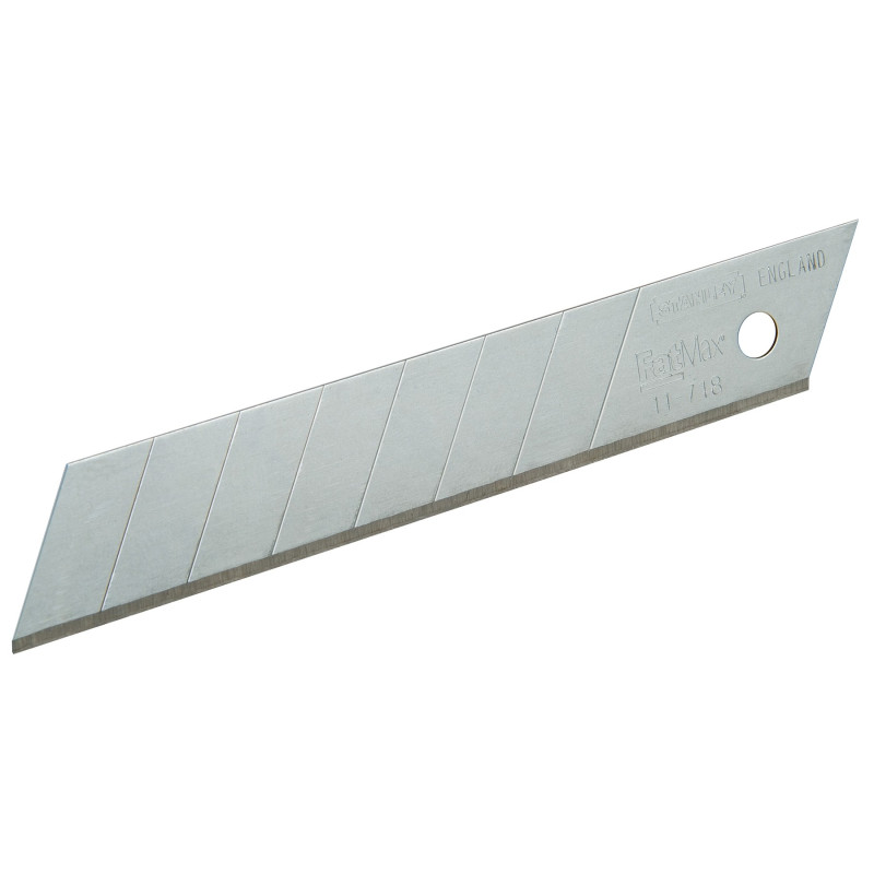 Lame pour cutter 18 mm 10 pièces STANLEY