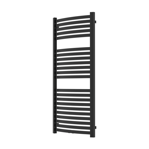 Grzejnik łazienkowy wodny Invena 538 W 540 x 1200 mm czarny
