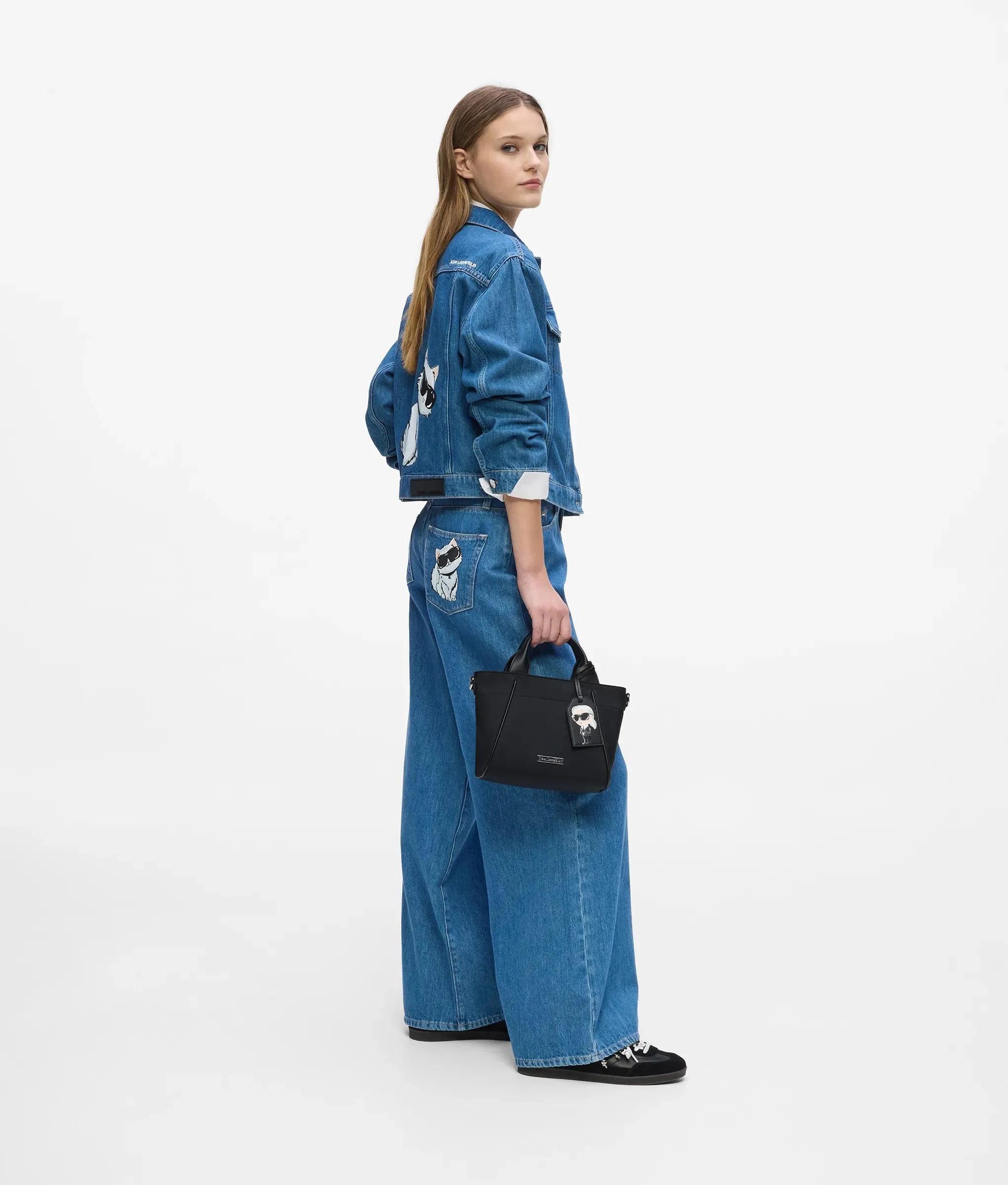 Petit sac en toile Ikon avec étiquette en nylon
