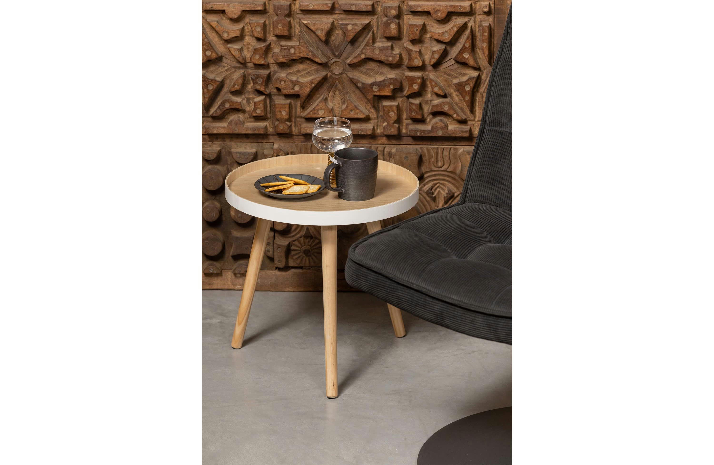 SASHA - Table basse en bois beige