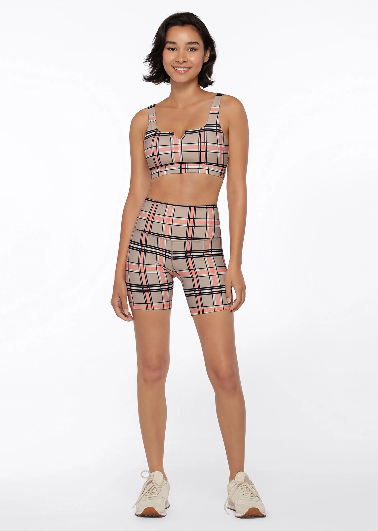 Putter Plaid Bike Shorts