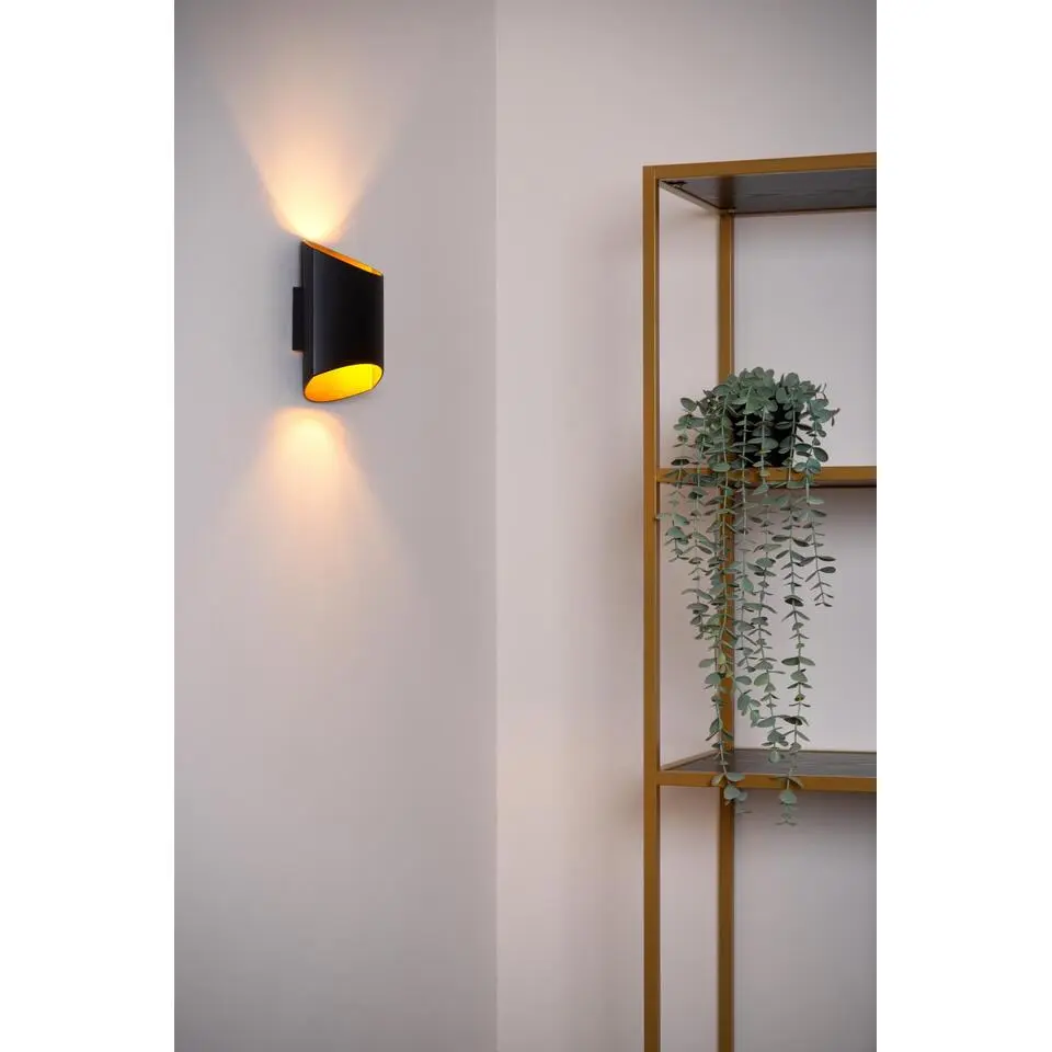 Lucide DILETTA Wandlamp - Zwart