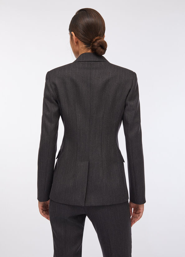 Blazer doppiopetto gessato