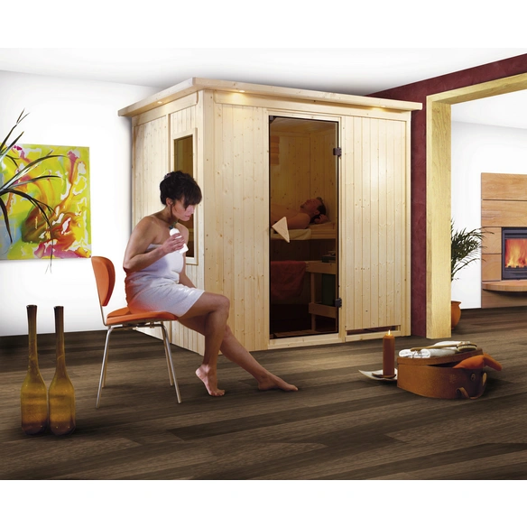 Sauna »Kircholm«, für 3 Personen, ohne Ofen