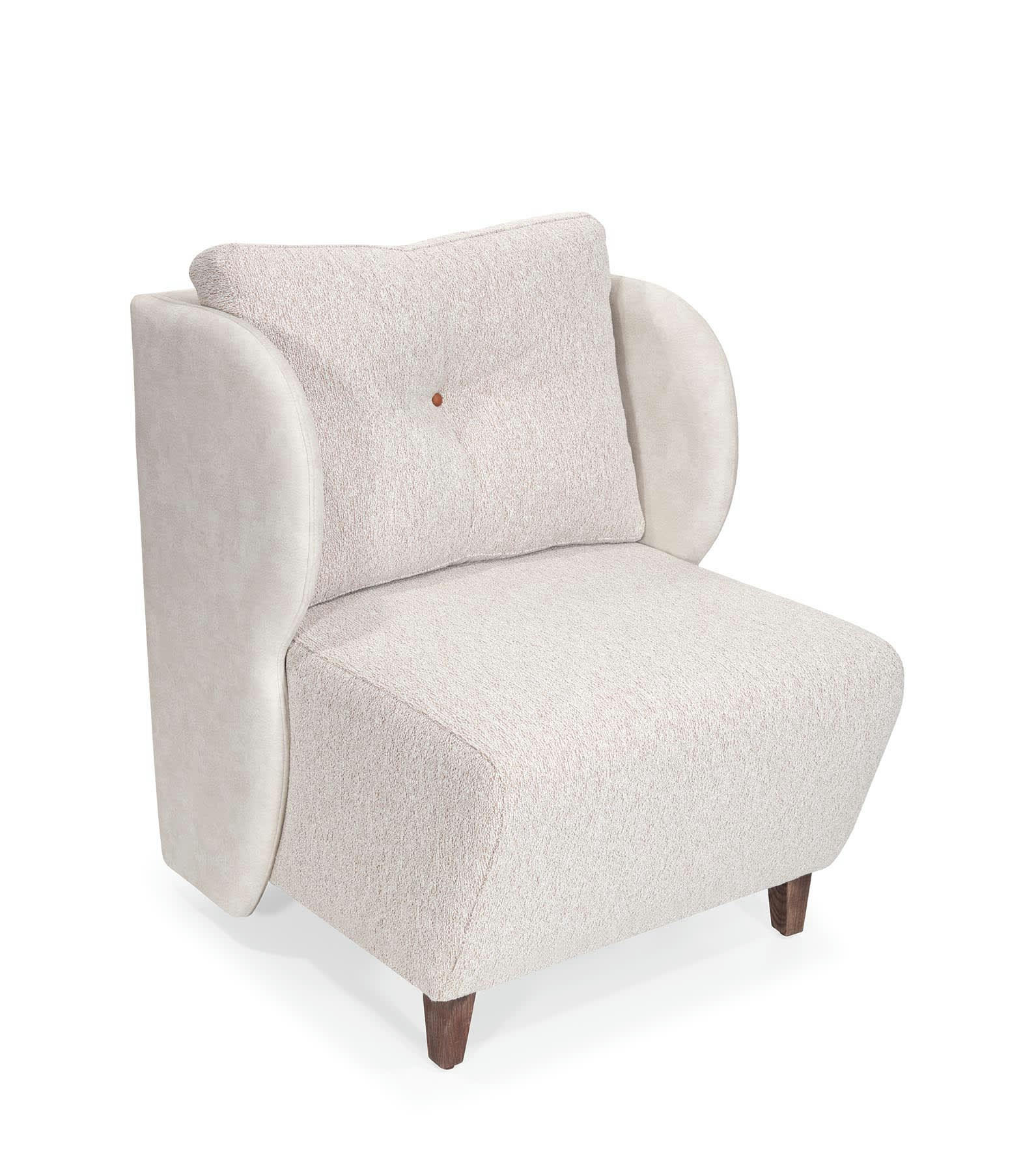 ZEPHYR - Fauteuil en bois blanc