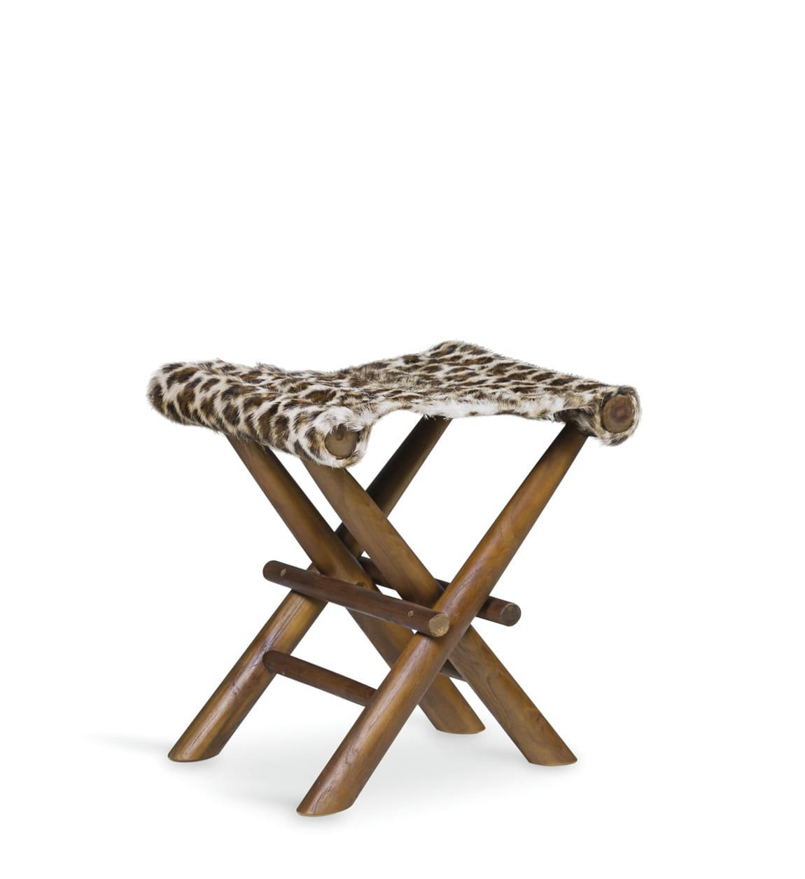 - Tabouret en bois marron
