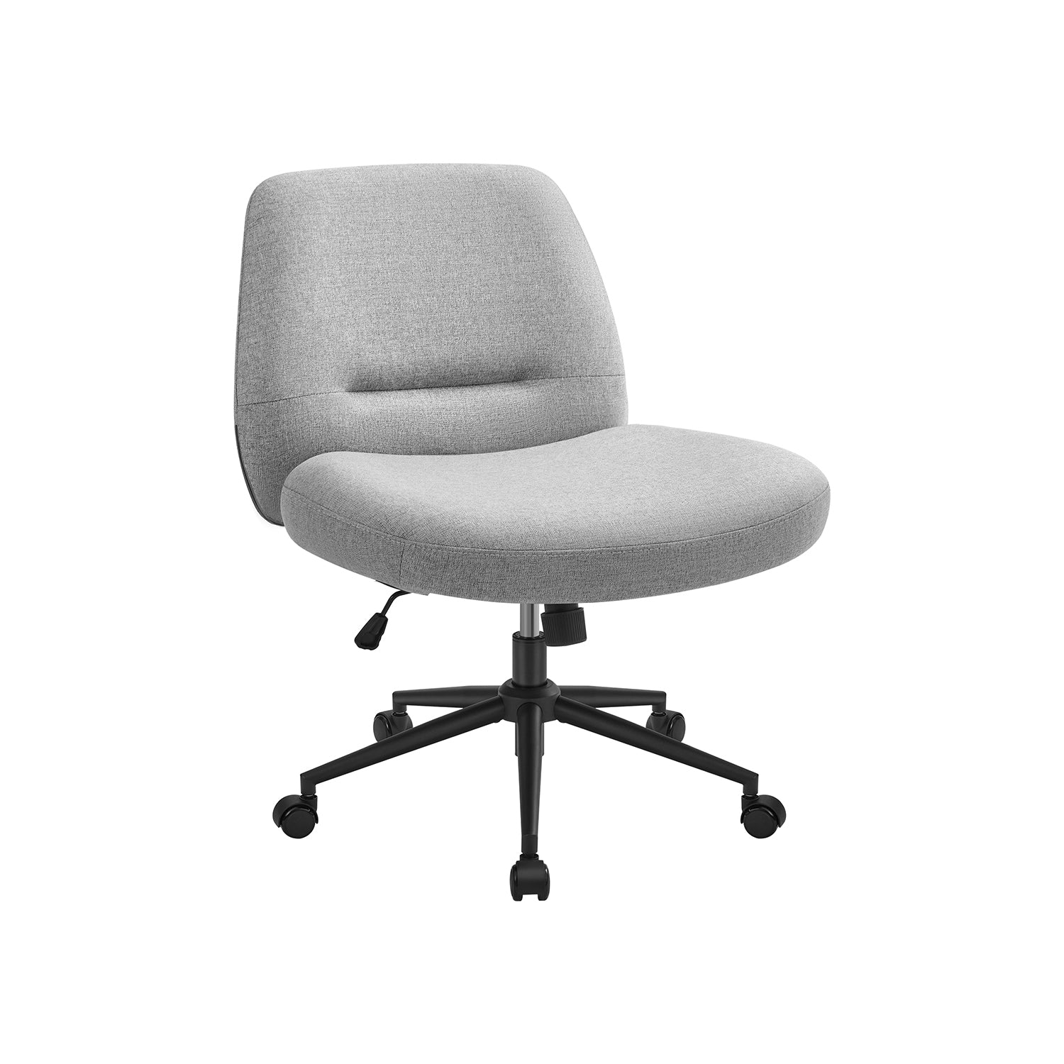 Chaise de bureau tissu coton-lin
