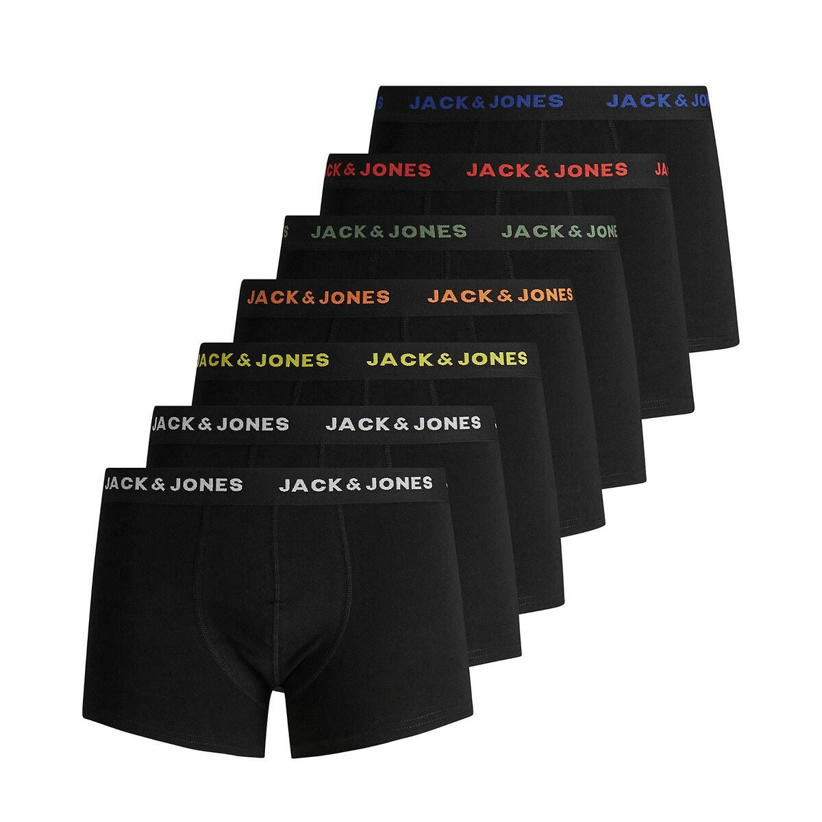 Lot de 7 boxers unis