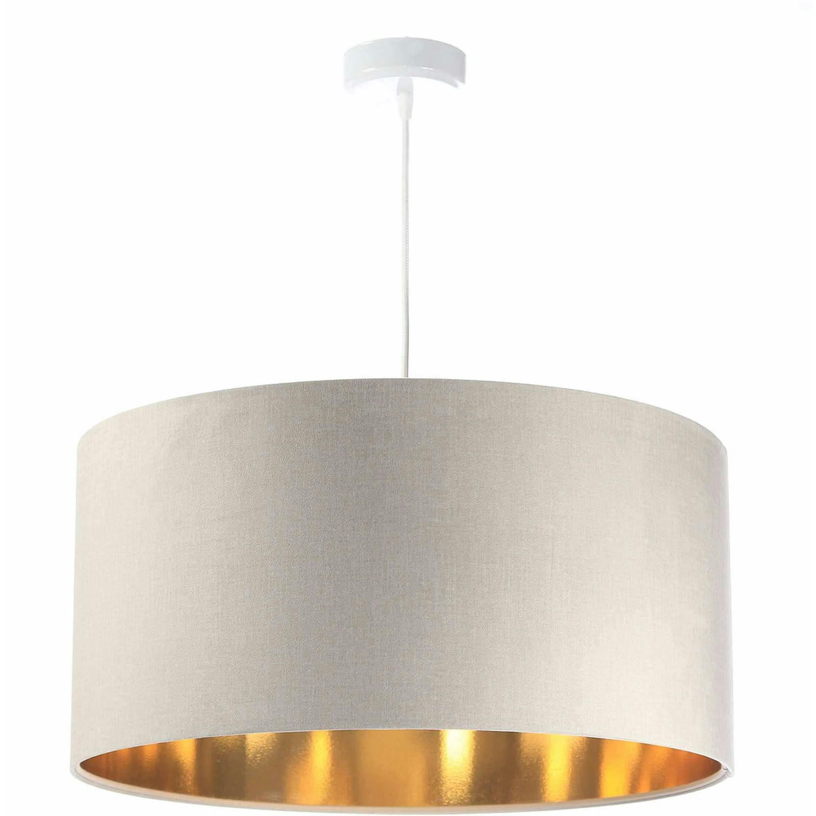 GLAM - Suspension Tissu Beige