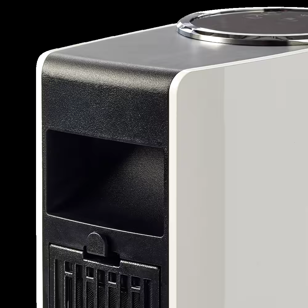 NOMA Digital Tower Ceramic Heater w/Remote Control & Thermostat, 1500W, White, 24-in