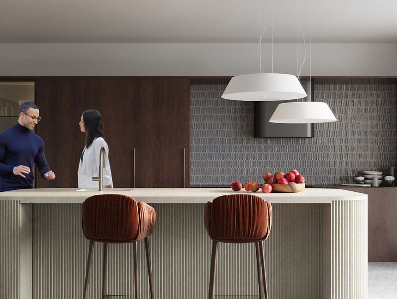 Lampa wisząca Vega 5-punktowa tkaninowa biała