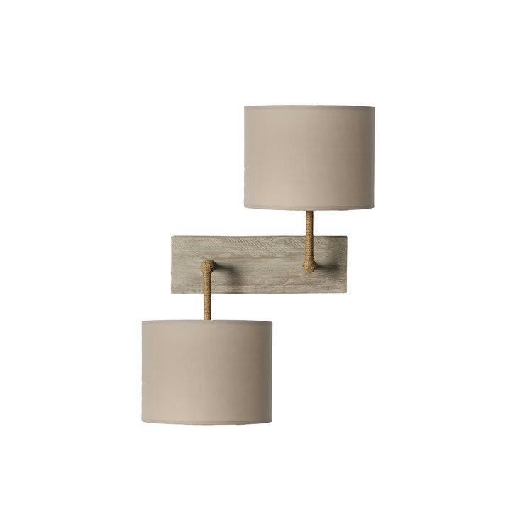 NATURE - Applique murale en bois taupe