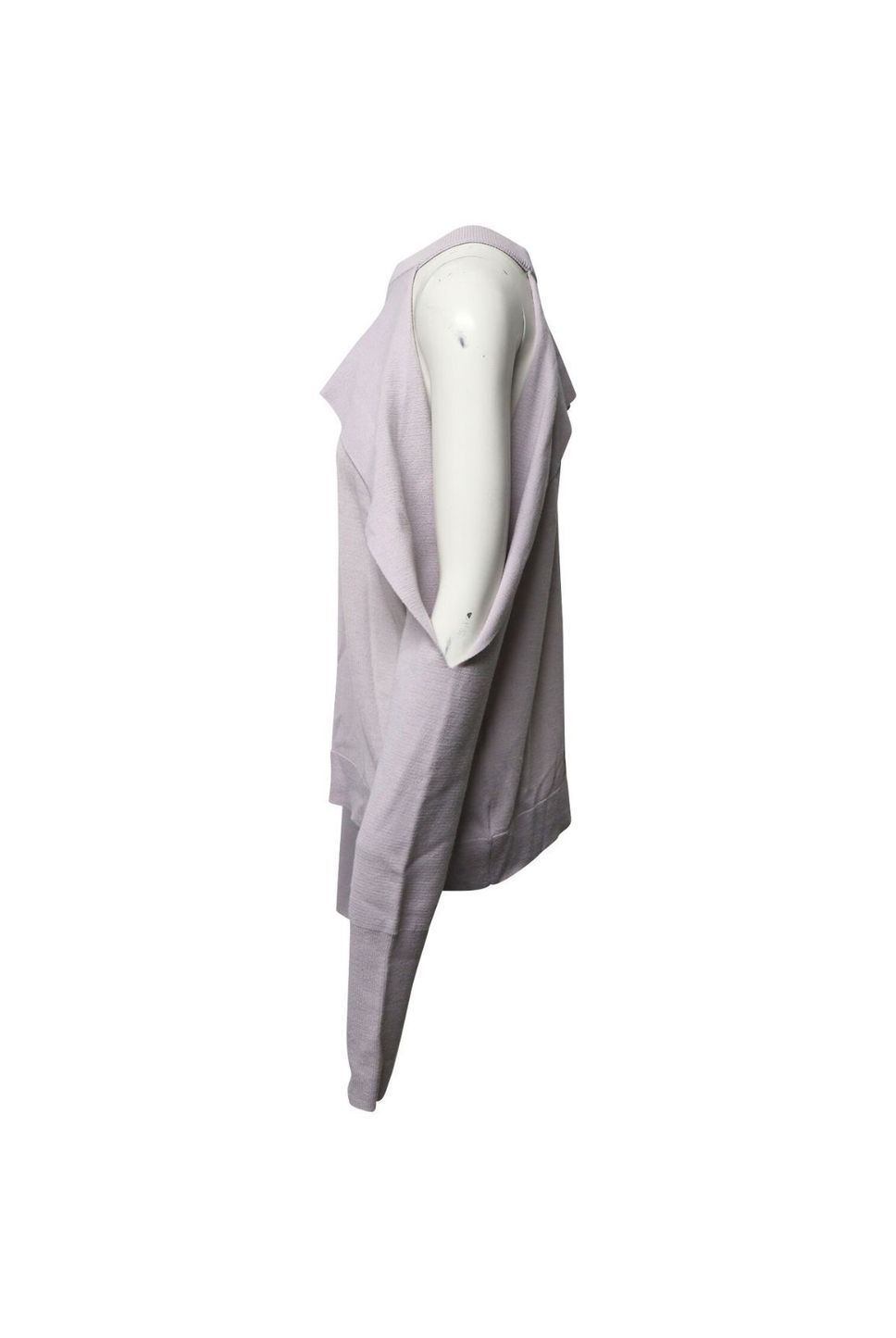 Dion Lee Preloved Cold Shoulder Sweater in Grey Merino Wool