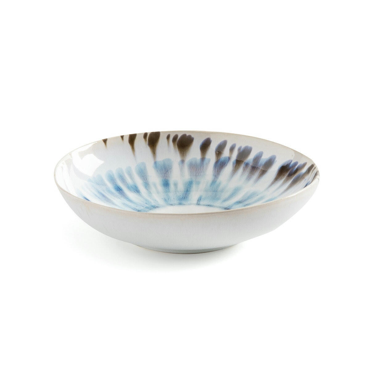Lot de 4 assiettes creuses en grès Amadora