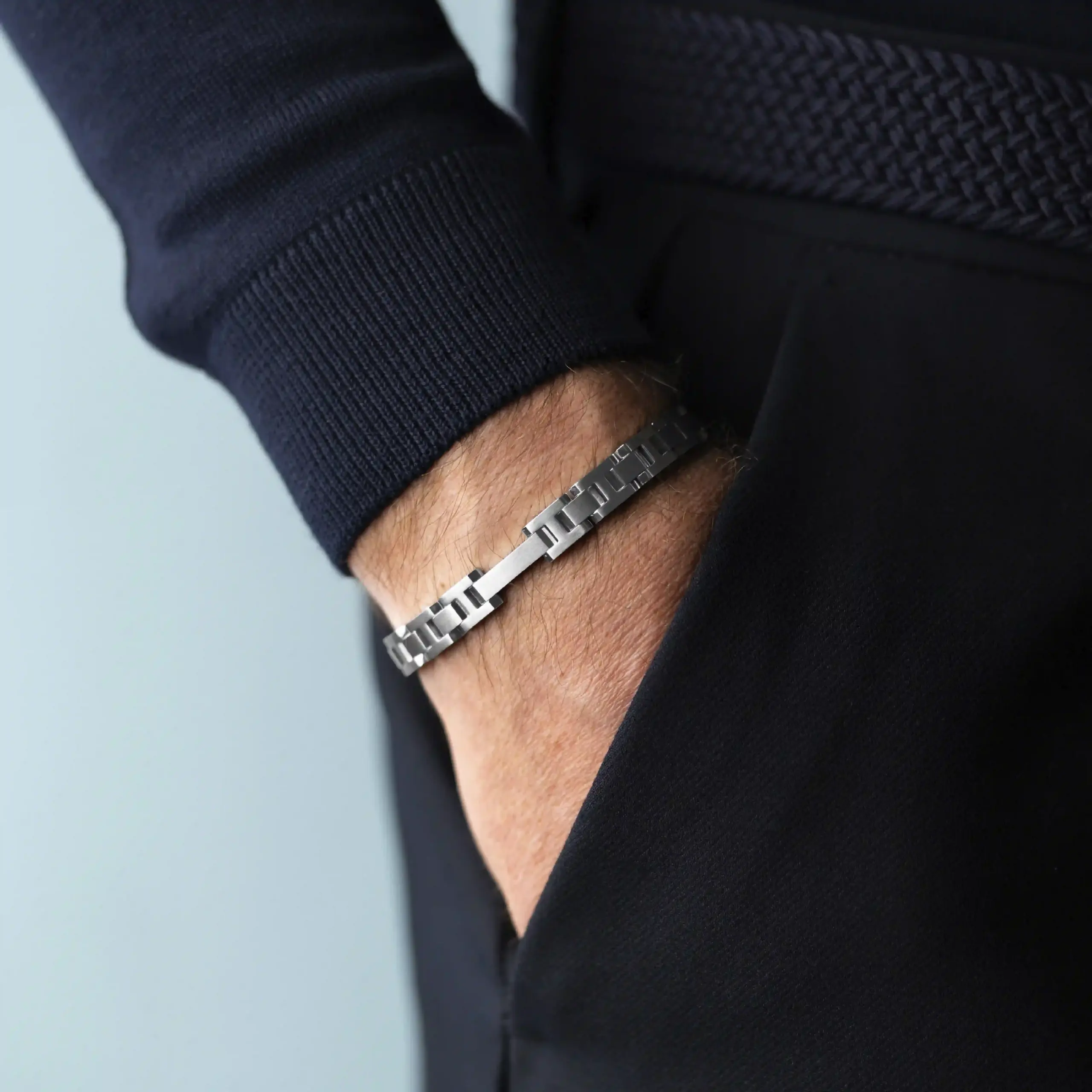 BRACELET CAP CAMARAT – ACIER & ACIER BROSSÉ