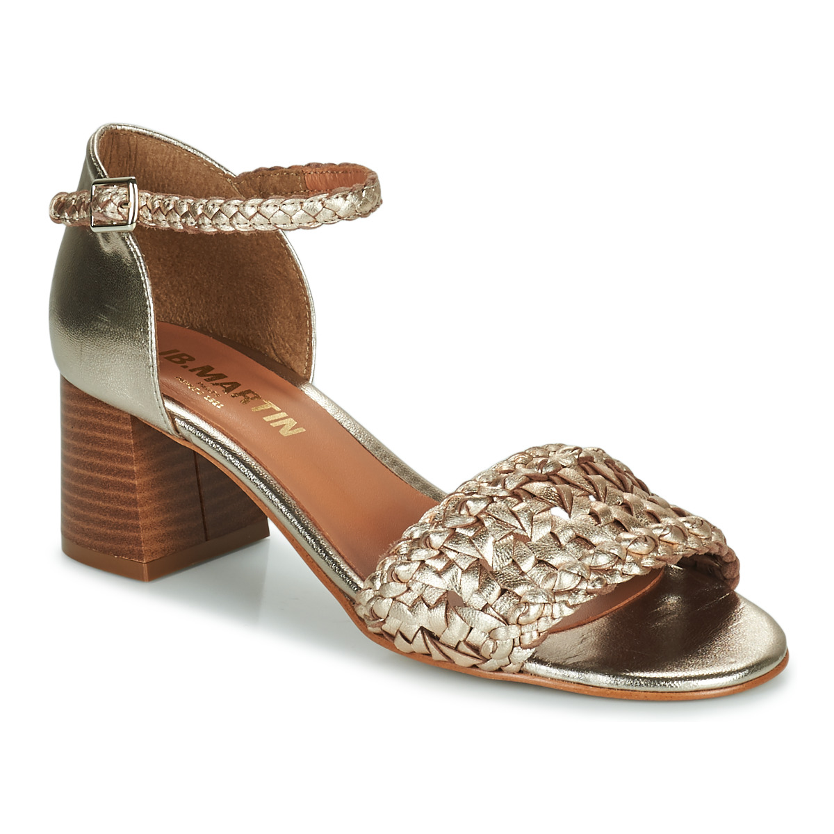 JB Martin - SALSA - Leather / Tresse / Gold