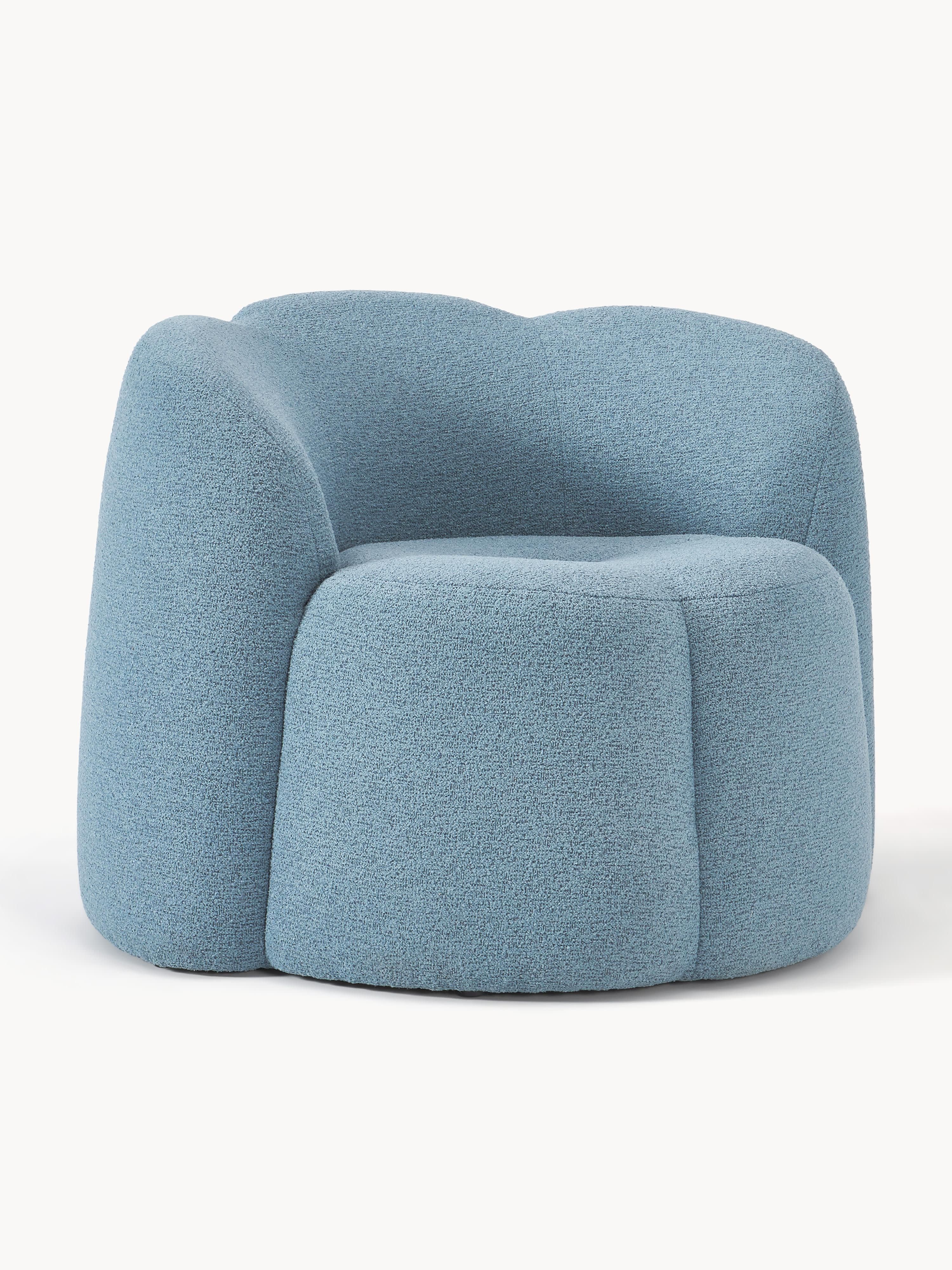 Bouclé-Loungesessel Fleur