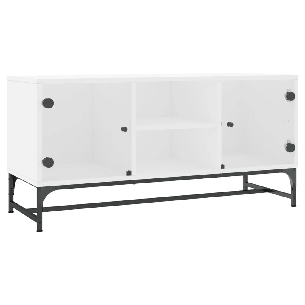 Szafka Pod Telewizor Biały Stolik Półka Szafka RTV102x37x50 cm