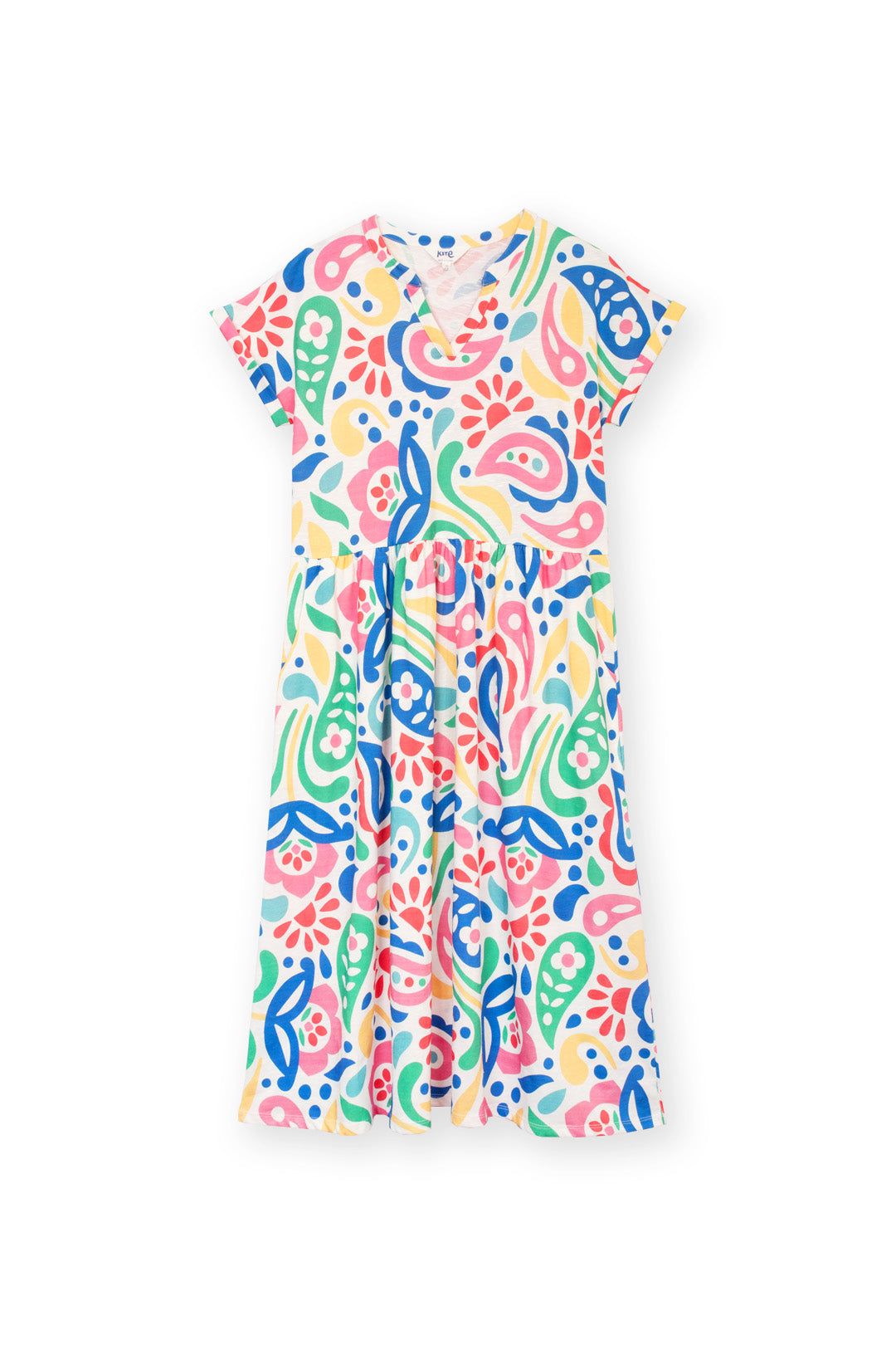 Kite Ryall Slub Jersey Dress Paisley Power