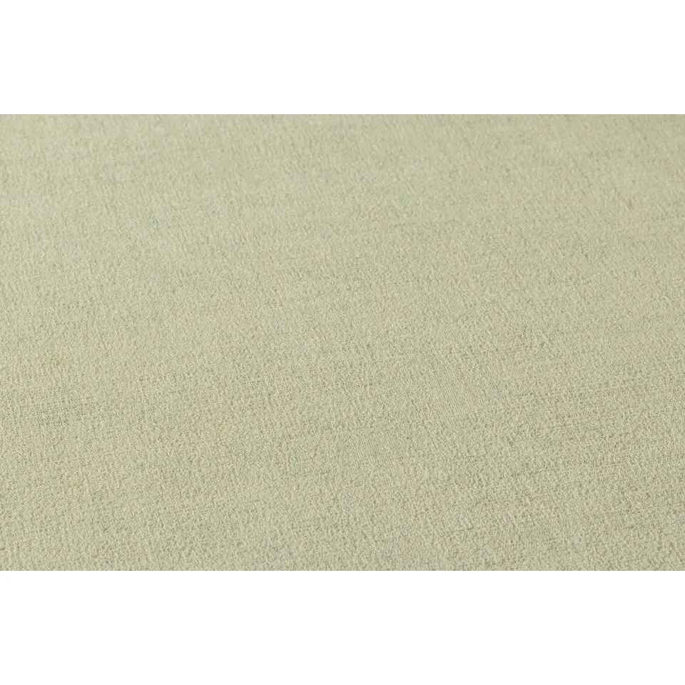 Livingwalls behang linnenstructuur vergrijsd olijfgroen - 53 cm x 10.05 m