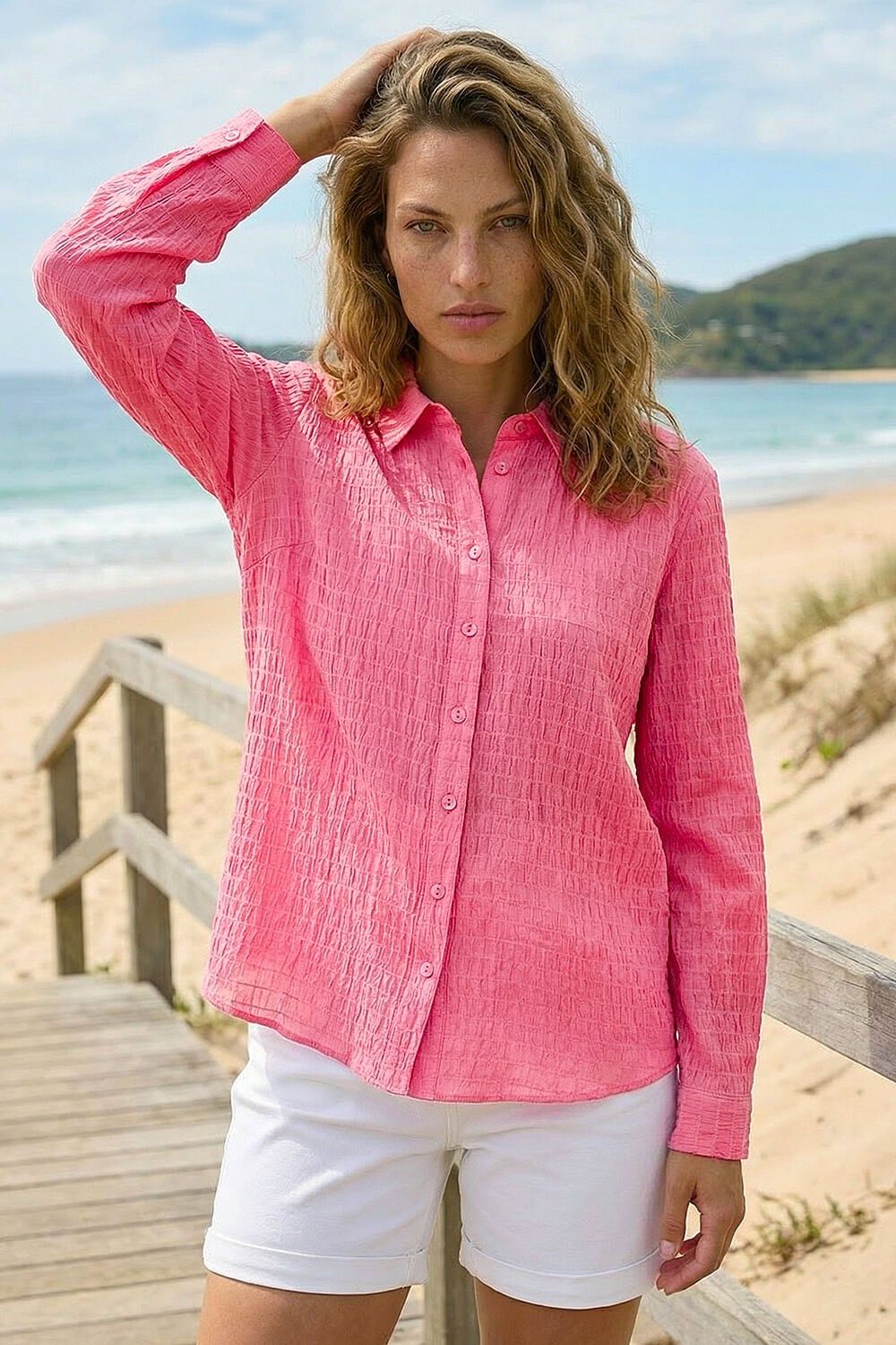 Roman Textured Collared Shirt