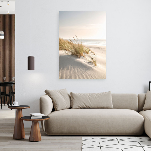 Obraz do salonu nowoczesny, Plaża morze wydmy natura rośliny 20x30