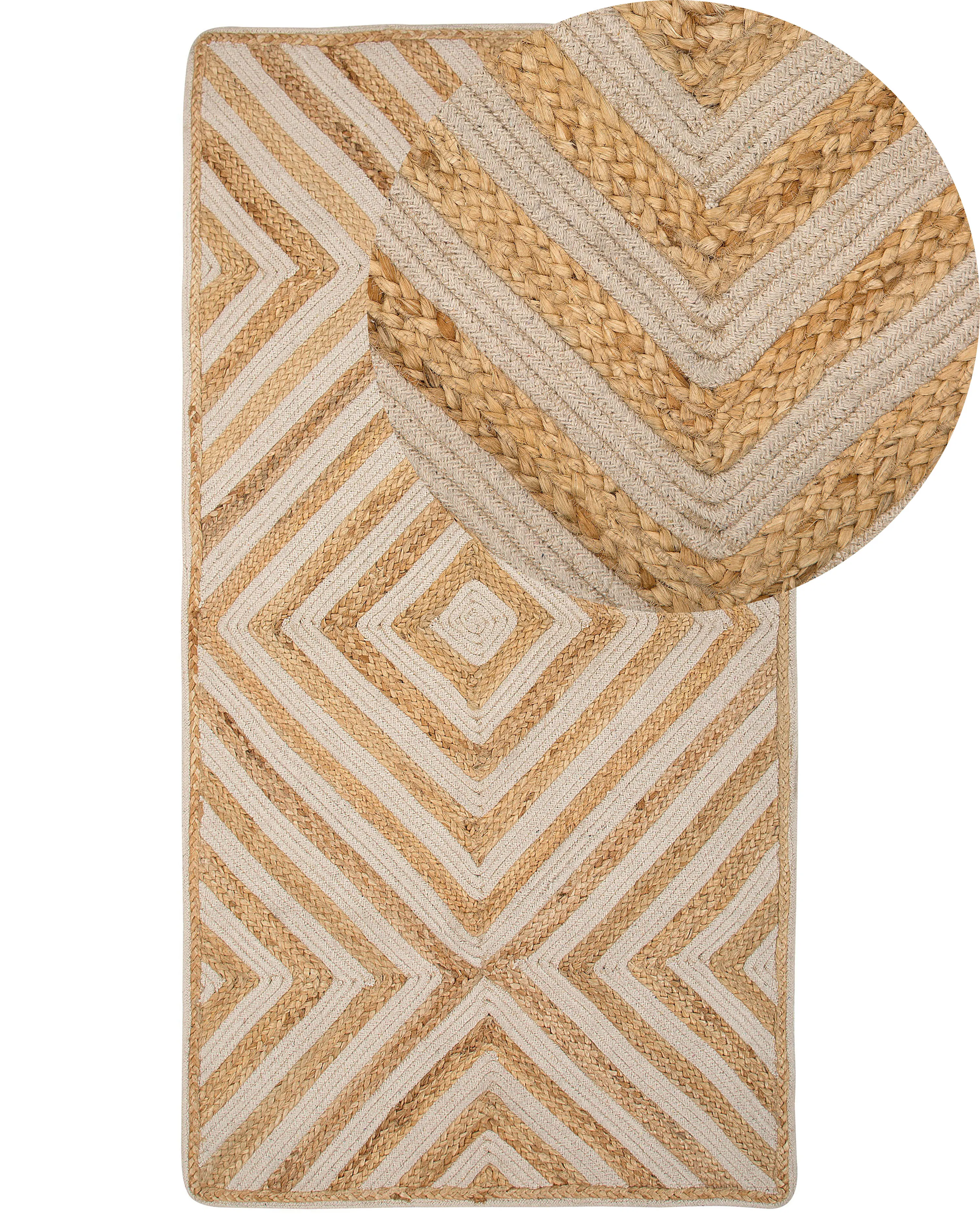 Rug PIRLI Beige 140 x 200 cm Jute