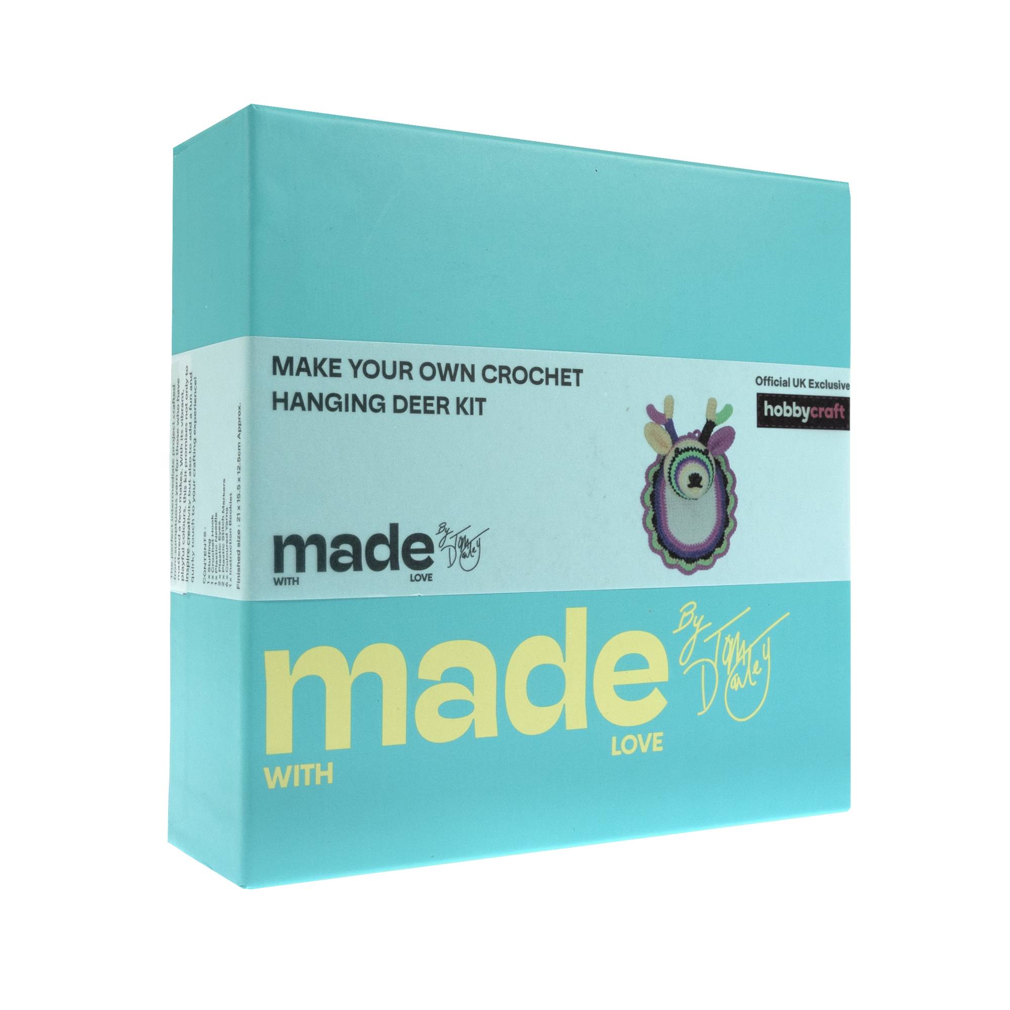 Made With Love Deer Crochet Wall Hanging Kit