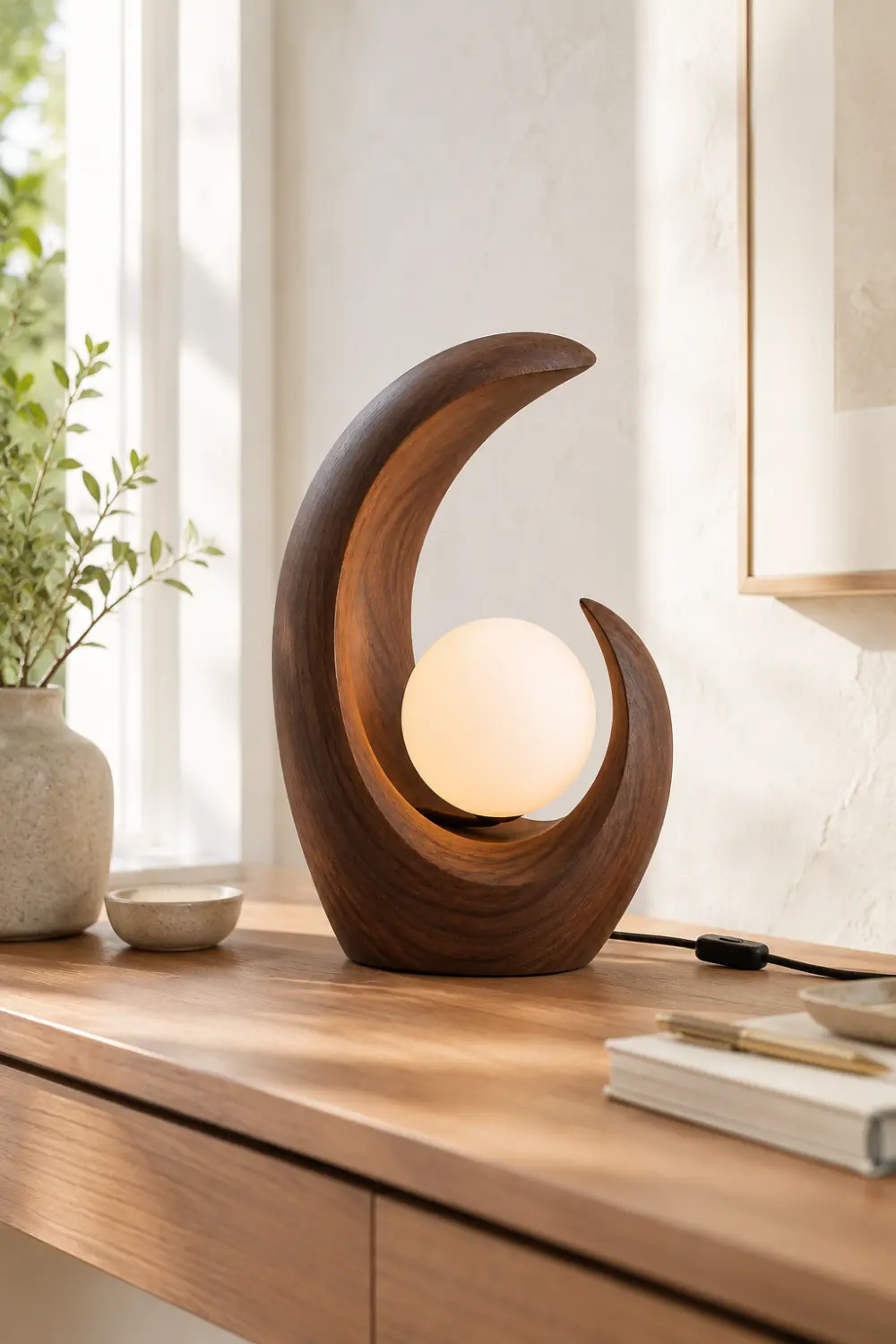 Wooden Art Lamp #WL129