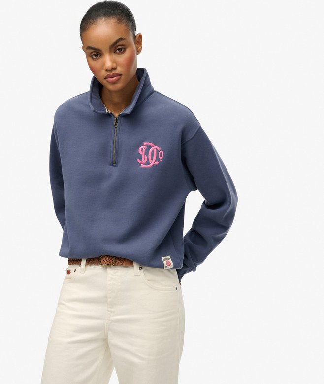 SD&Co. Collared Half Zip Sweatshirt