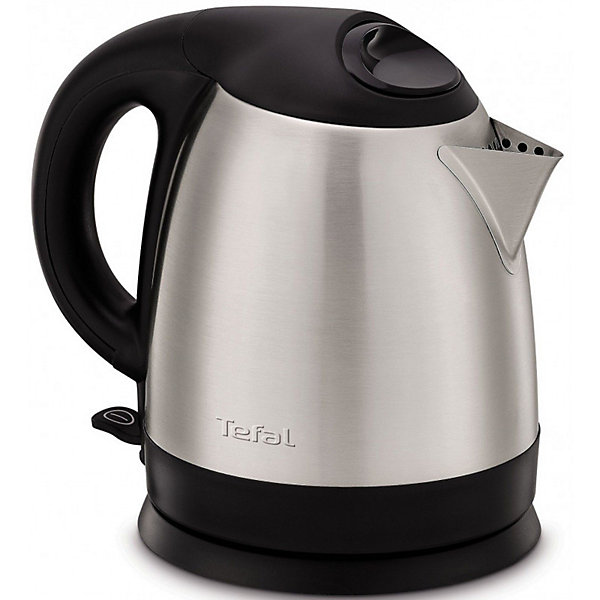 Bouilloire sans fil compacte 1.2l 1800w inox/noir Tefal KI431D10