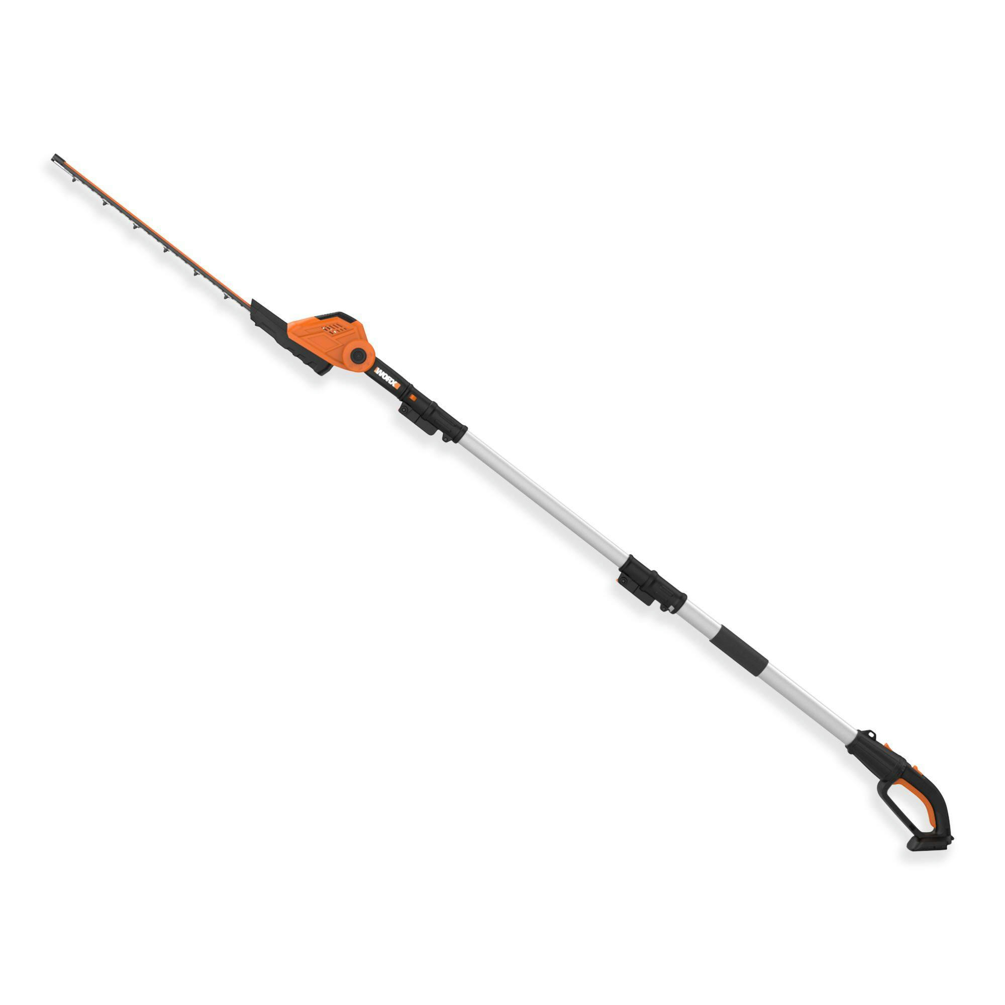 WORX WG252.9 20V Power Share™ 2-in-1 Cordless Hedge Trimmer with Pole, Tool Only