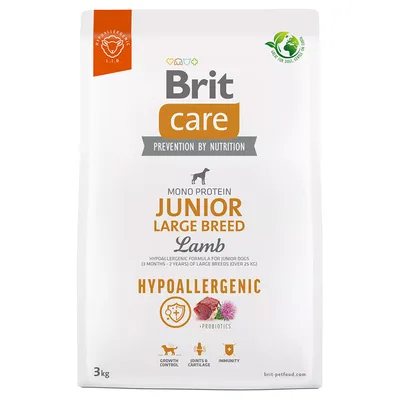 Brit Care Dog Hypoallergenic Junior Large Breed Lamb & Rice
