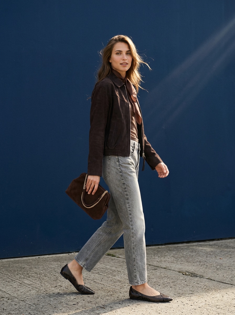 Klasyczne jeansy mom fit